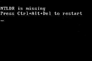 エラーメッセージが表示されるPC1
