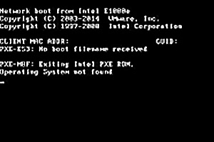 エラーメッセージが表示されるPC2