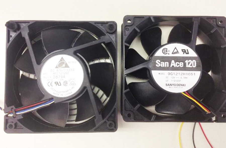 冷却ファンの交換