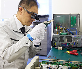 古い産業用パソコンの延命措置実施