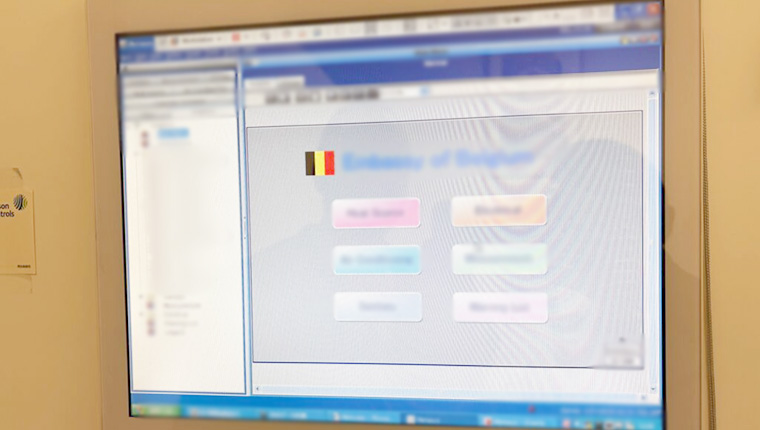 施設の空調システムを管理しているPC