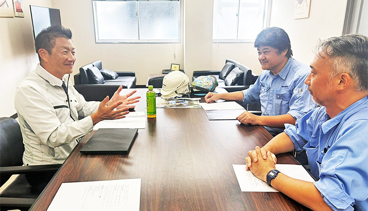 インタビュー風景