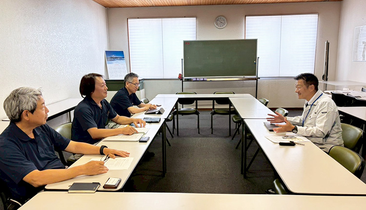 インタビュー風景