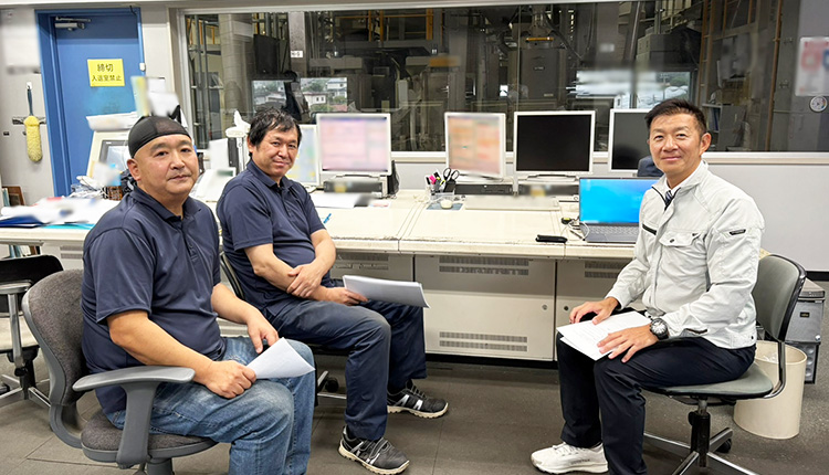 インタビュー風景